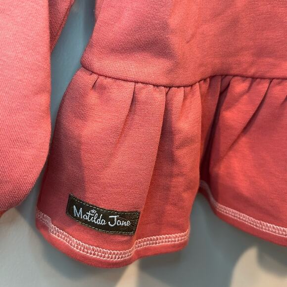 Matilda Jane size 4 Blair Zip Front Ruffle Hem Hoodie - Picture 10 of 14